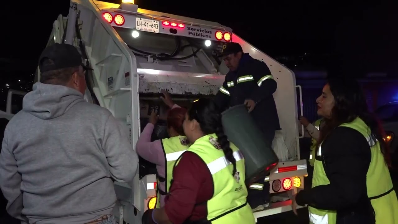 A un mes, con recolección nocturna de basura, se retiran más de 750 toneladas en Ecatepec