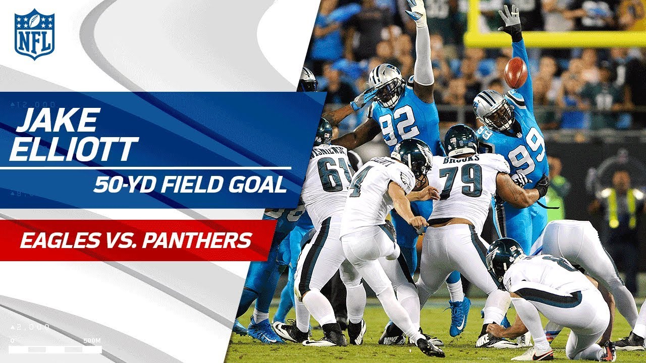 Wentz Leads Big Drive Capped Off by Jake Elliott's 50-Yd FG! | Eagles vs. Panthers | NFL Wk 6