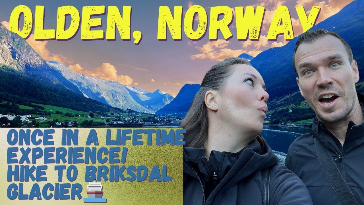 Anthem of the Seas Norwegian Cruise to Olden | Hike to Briksdal Glacier 🛳️ 🧗🏻‍♀️🏔️