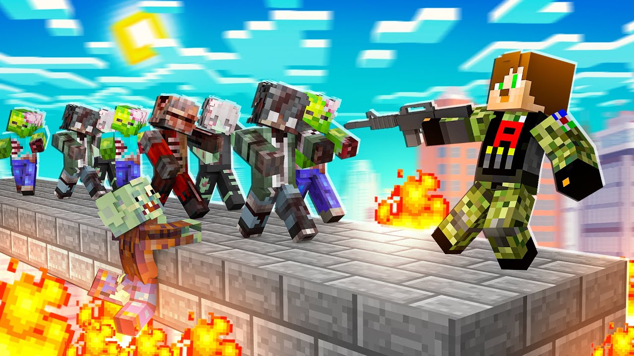 GERÇEK HAYAT ZOMBİLERİN GİZLİ SIĞINAĞI - Minecraft