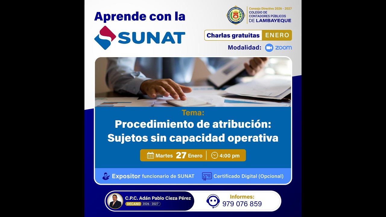PROCEDIMIENTO DE ATRIBUCIÓN: SUJETOS SIN CAPACIDAD OPERATIVA