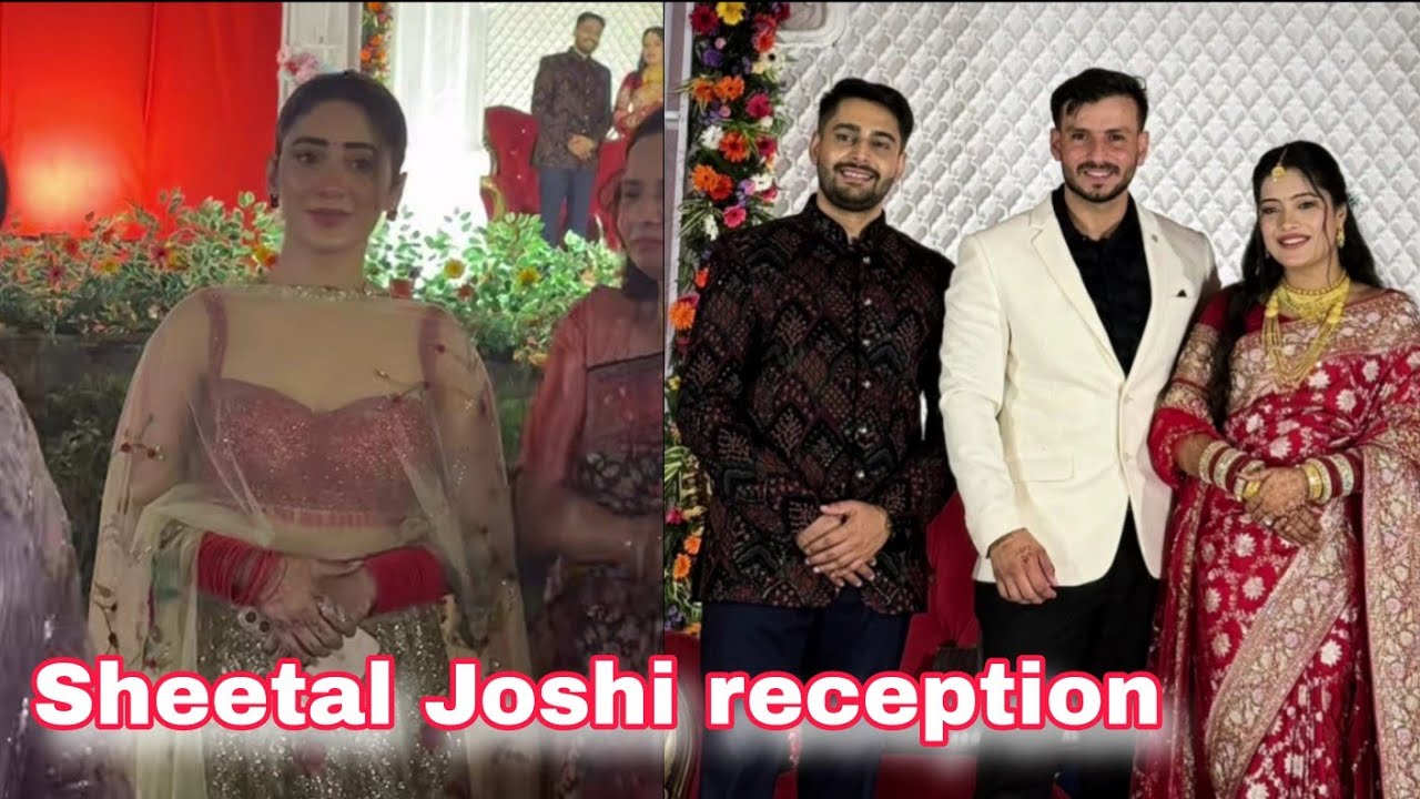 Shivangi Joshi looking very beautiful at Sheetal Joshi reception party ❤️|| Sheetal Joshi wedding