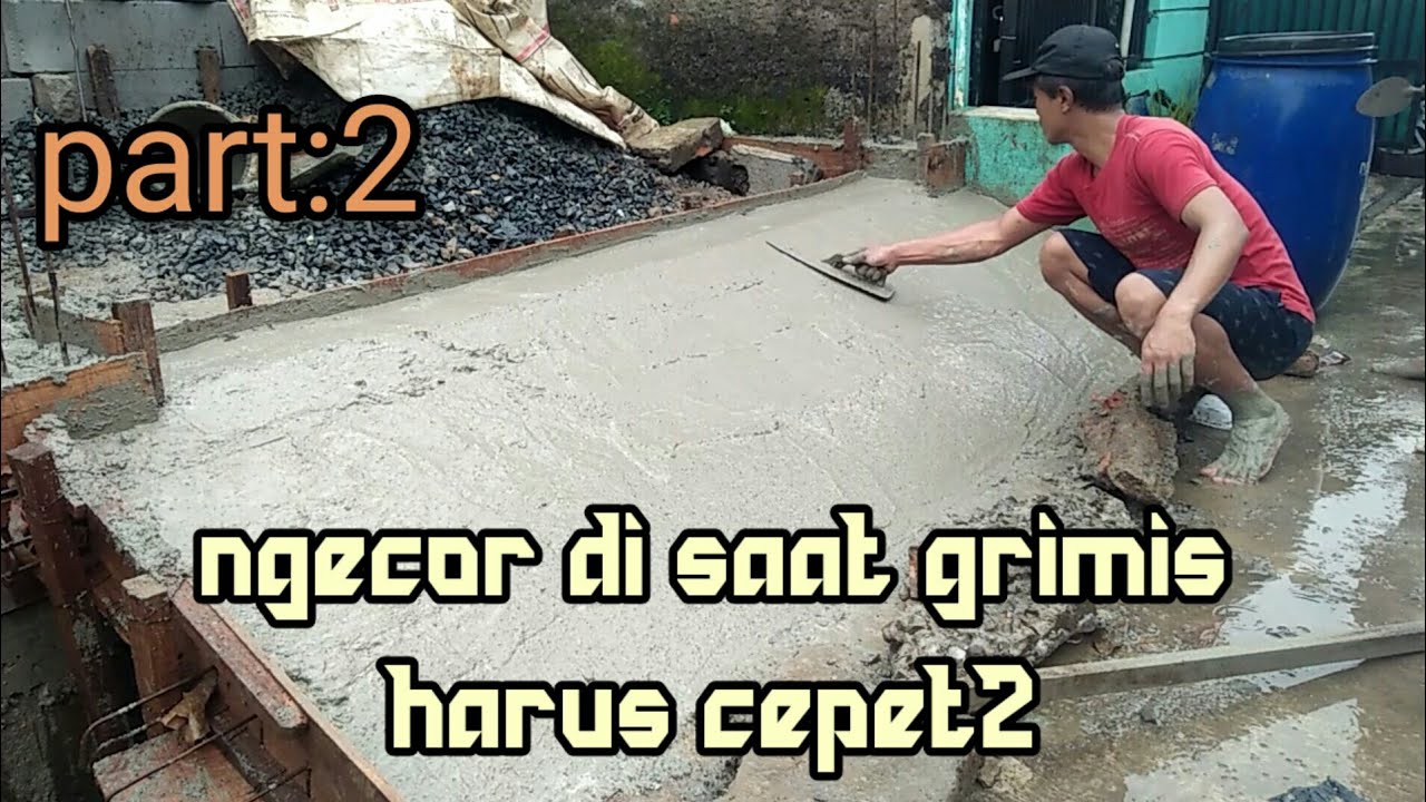 membuat konstruksi jembatan utk garasi rumah/part 2