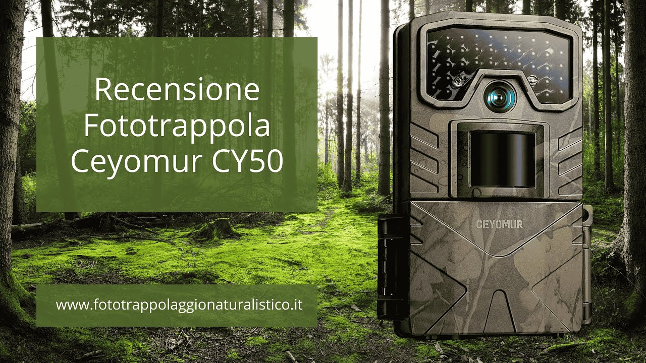 Recensione fototrappola Ceyomur cy50 #fototrappolaggio