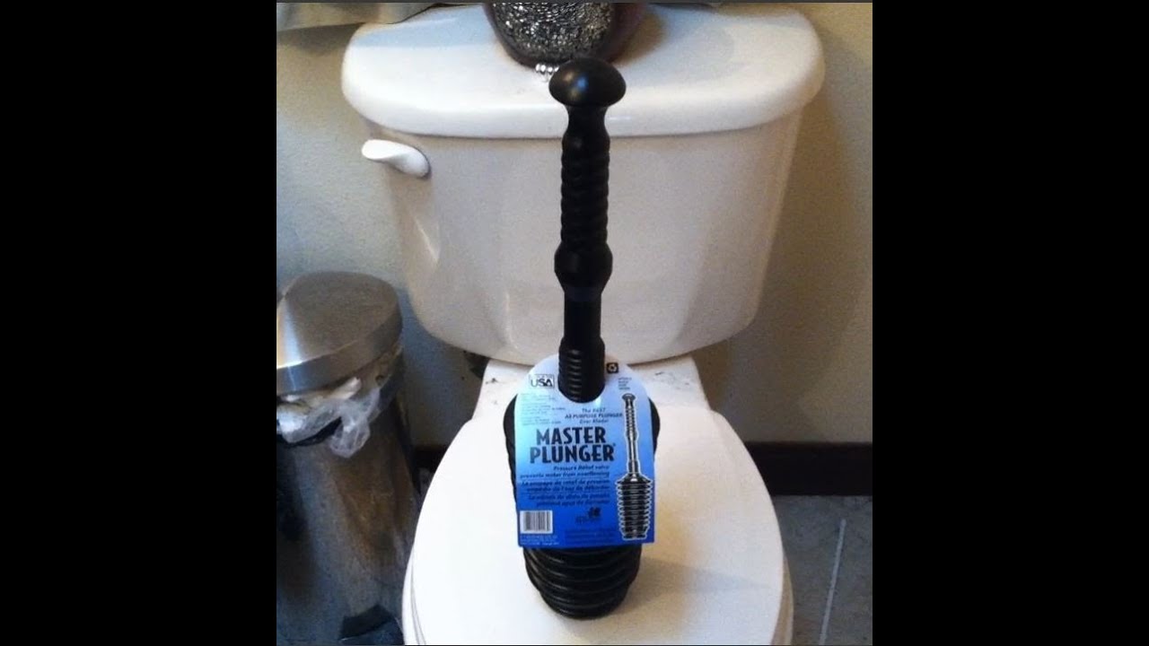 Master Plunger VS Clogged Toilet Test
