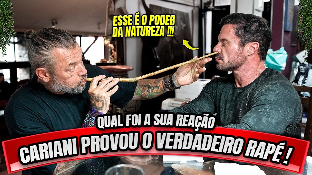 CARIANI PROVOU VERDADEIRO RAPÉ INDÍGENA ? RICHARD RASMUSSEN FEZ O DESAFIO