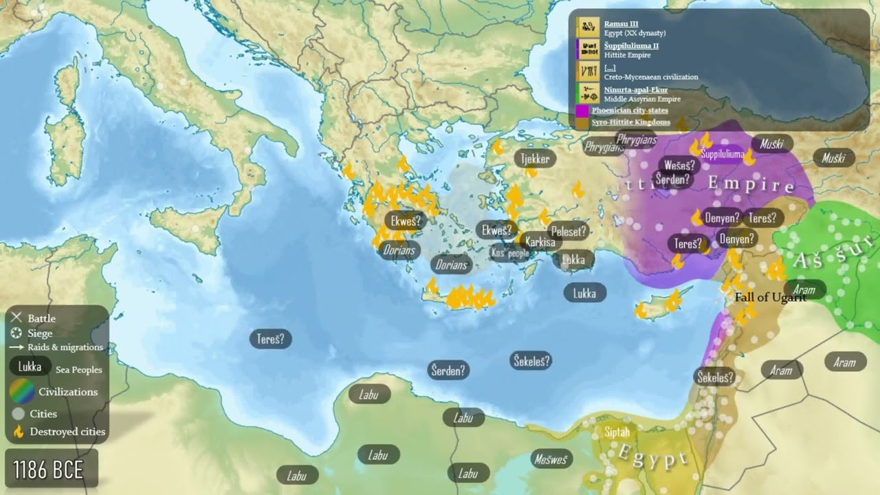 The Bronze Age Collapse (1400-700 BCE)