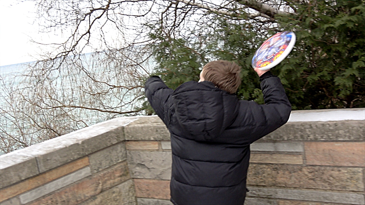 All-Season Frisbee Trick Shots | That's Amazing