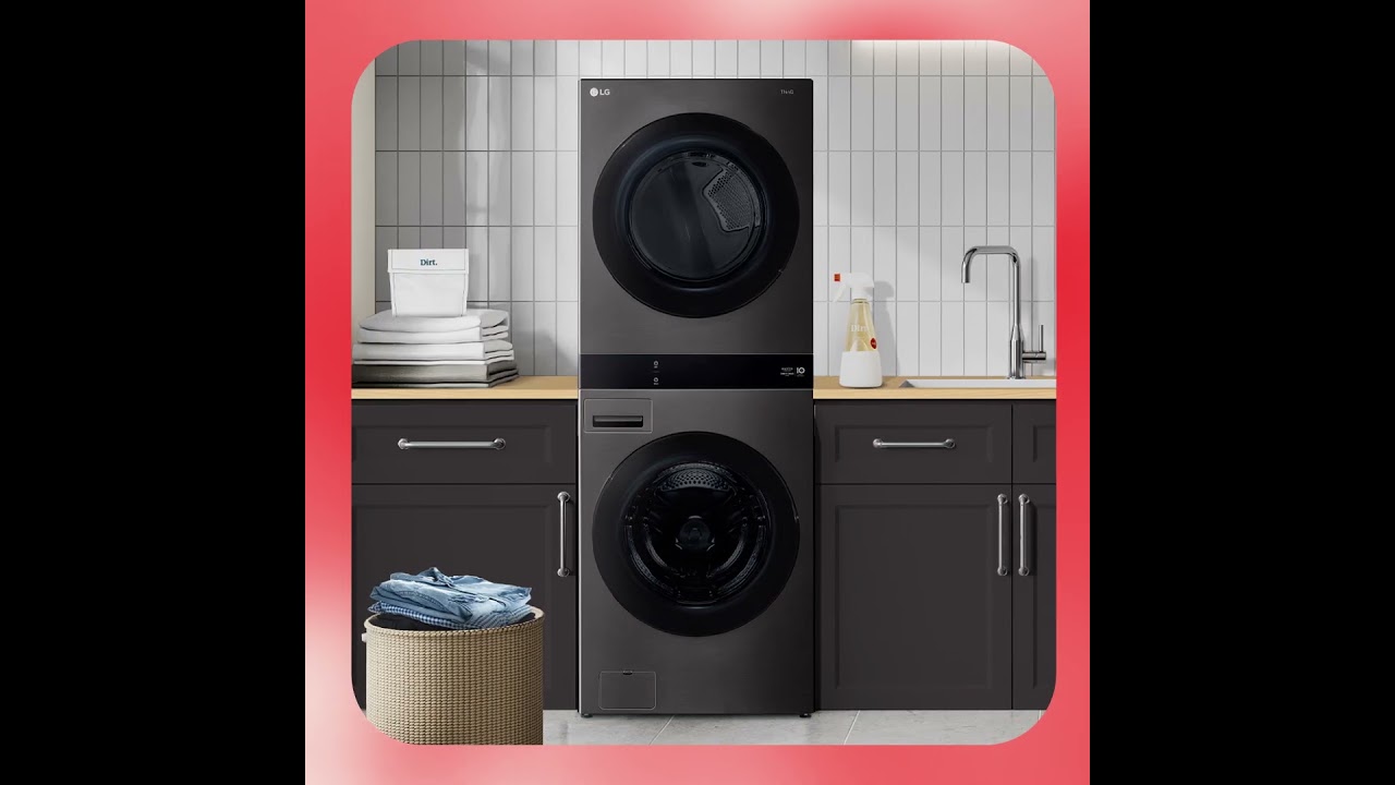 LG 19/10kg WashTower&trade; - Colour your laundry, your way