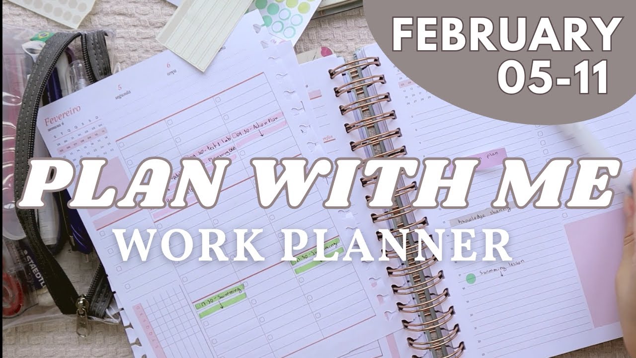 Feb 05 - Feb 11 l Functional Plan with Me l Work Planner