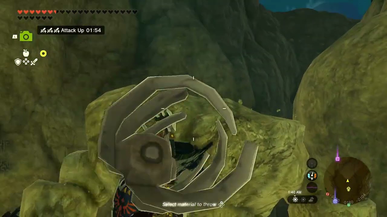 Zelda: Tears of The Kingdom Rare Stone Talus 1 shot kill
