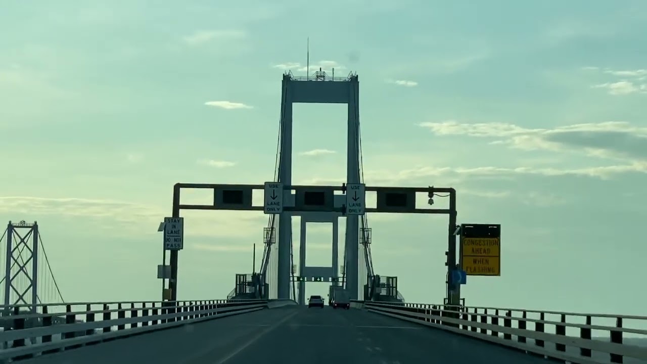Chesapeake Bay Bridge, Maryland. Westbound 03-15-2022