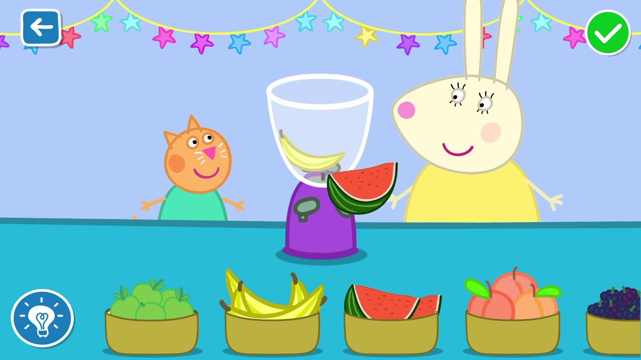 Играю в World of Peppa Pig на английском языке на iPad Pro (iOS)