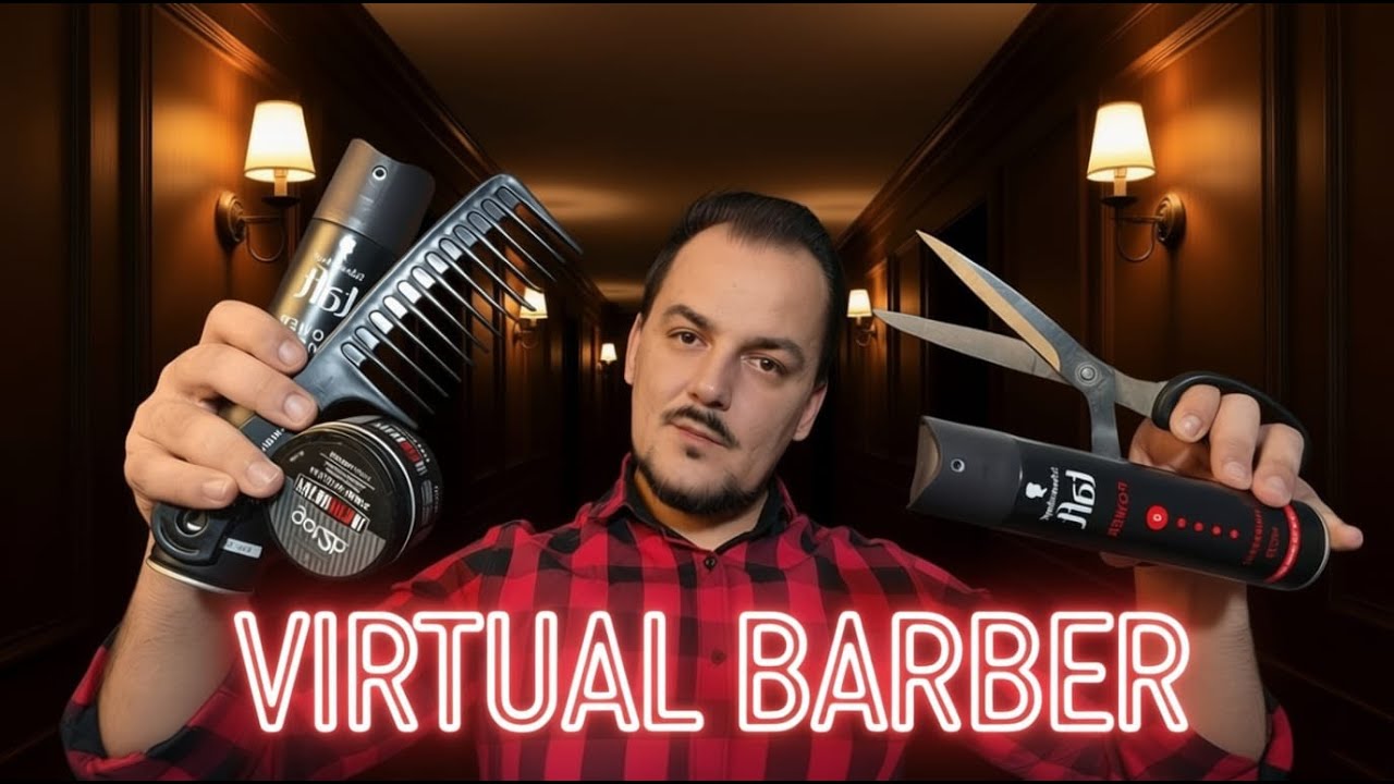 ASMR Быстрая виртуальная стрижка ✂️ Хаотичный опыт парикмахера