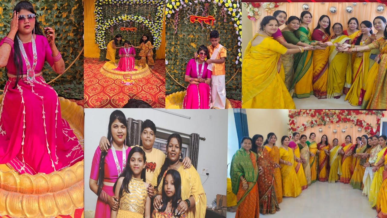 Didi ki🌼🌼Haldi 🌼🌼Celebration 🥰🥰# Trishatanisha 💃💃