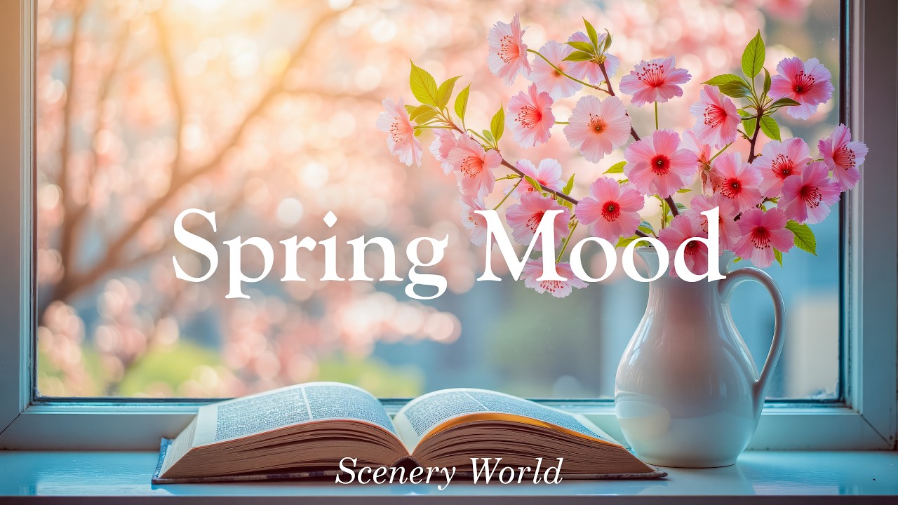 벚꽃 아래 따뜻한 순간 💕 차분한 힐링 피아노 선율 🎹🌸 Spring Mood | Scenery World