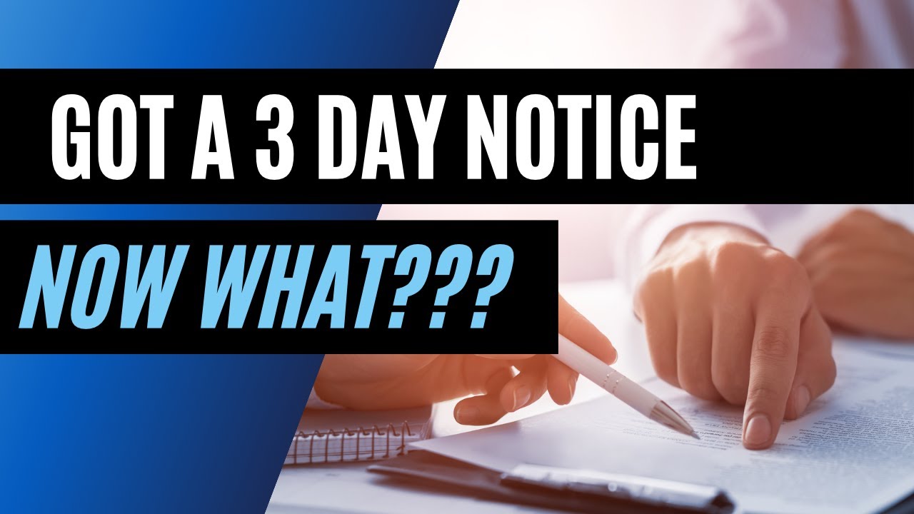 3-Day Notice to Vacate: What Every Tenant Should Know