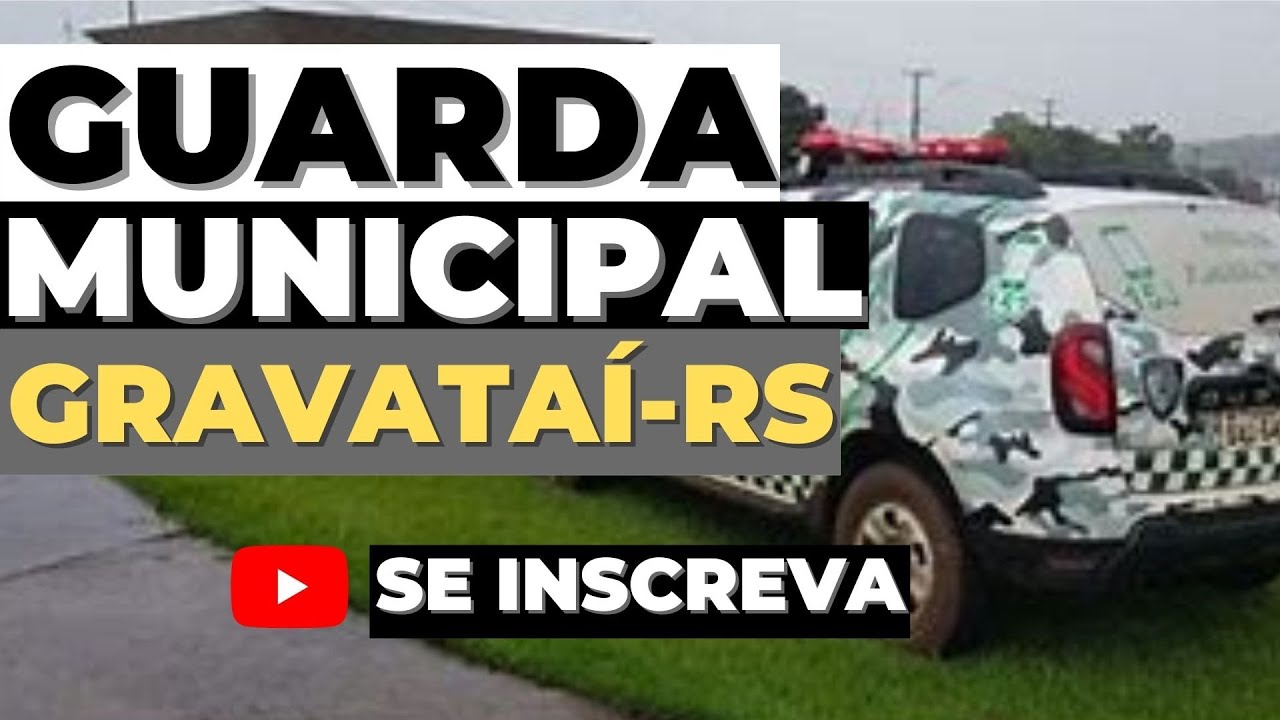 🔴☝️  GUARDA MUNICIPAL GRAVATAÍ - RS [2021] - PROVA TODA RESOLVIDA !!!