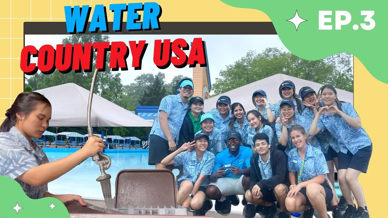 EP.3 ทำงานที่เมกาชมละ 500 ต้องทำไรบ้าง? | Work at Water Country USA/Busch Garden #workandtravel2022