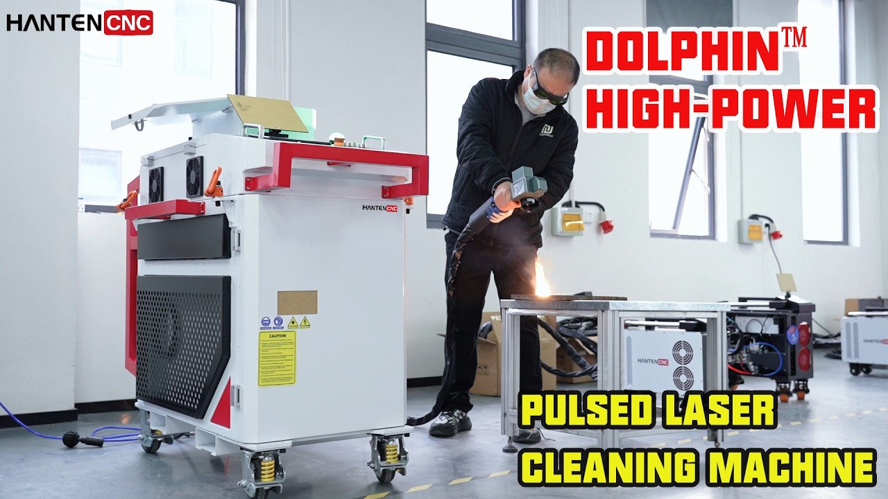 Лазерный очиститель DOLPHIN Pulse Laser Cleaner мощностью 2000 Вт: промышленный дизайн + мощное у...