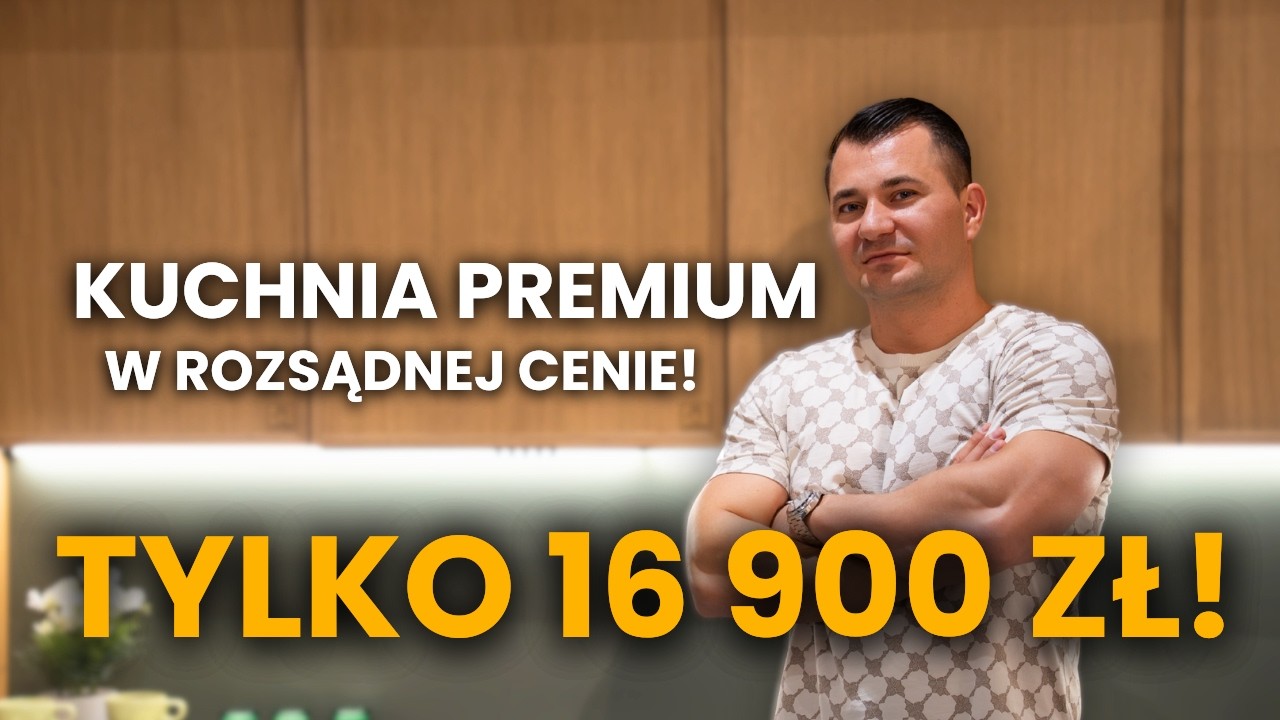 Połączenie forniru i akrylu | Tak wygląda KUCHNIA PREMIUM w rozsądnej cenie! #kuchnia #ProjektKuchni