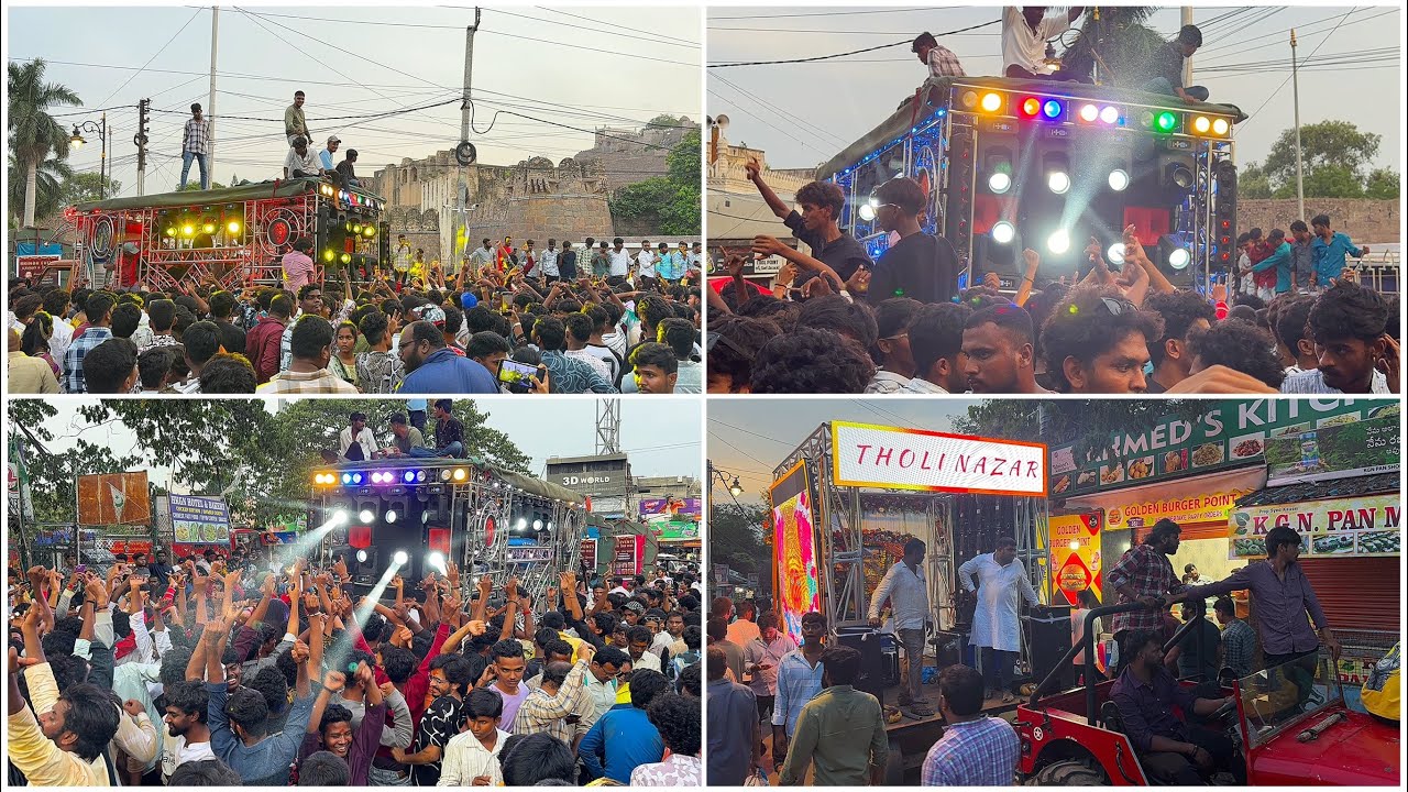 Dashrath Pad Band Shakes Golkonda Bonalu 2025 | Tholi Bonam Crowd Madness!