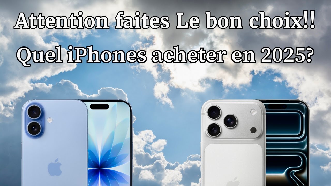 Quel iPhone acheter en 2025? ATTENTION faites le bon choix!!
