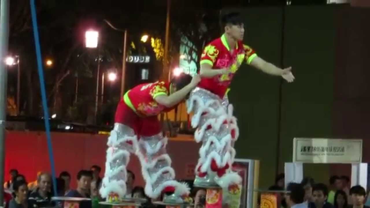 True faces of lion dancers 050215