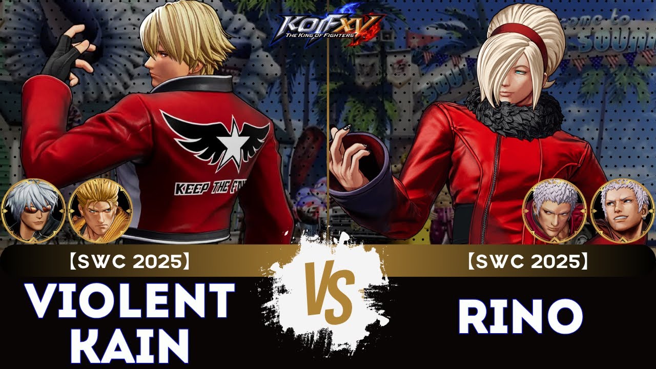 KOF XV🎞️VIOLENT KAIN (K'/Rock/Ryo) vs CDM RINO (O.Yashiro/Yashiro/Ash)🎞️Replay Match - 10/25