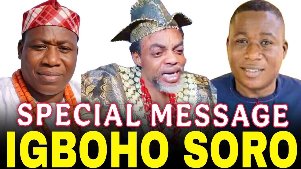 IGBOHO SORO!! EWAGBO GBANKOBI ORO SI IGBOHO SO LORI OMINIRA TI WON FUN. AWIKOKO TENUBORO