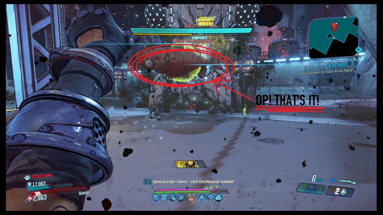 Borderlands 3 - Fish Slap Moze build - So much RNG - True Maliwan Takedown 4:39 - TMTD raid speedrun