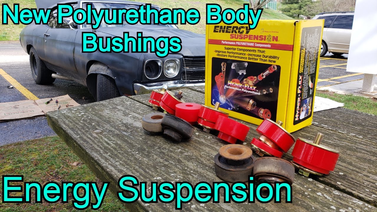1970 Chevelle Polyurethane Energy Suspension Body Bushing Install