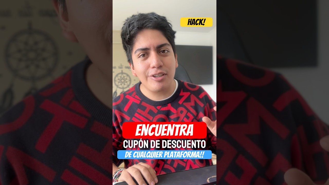 ENCUENTRA CUPONES DE DESCUENTO DE CUALQUIER PLATAFORMA ✅ #descuentos #ia #hack