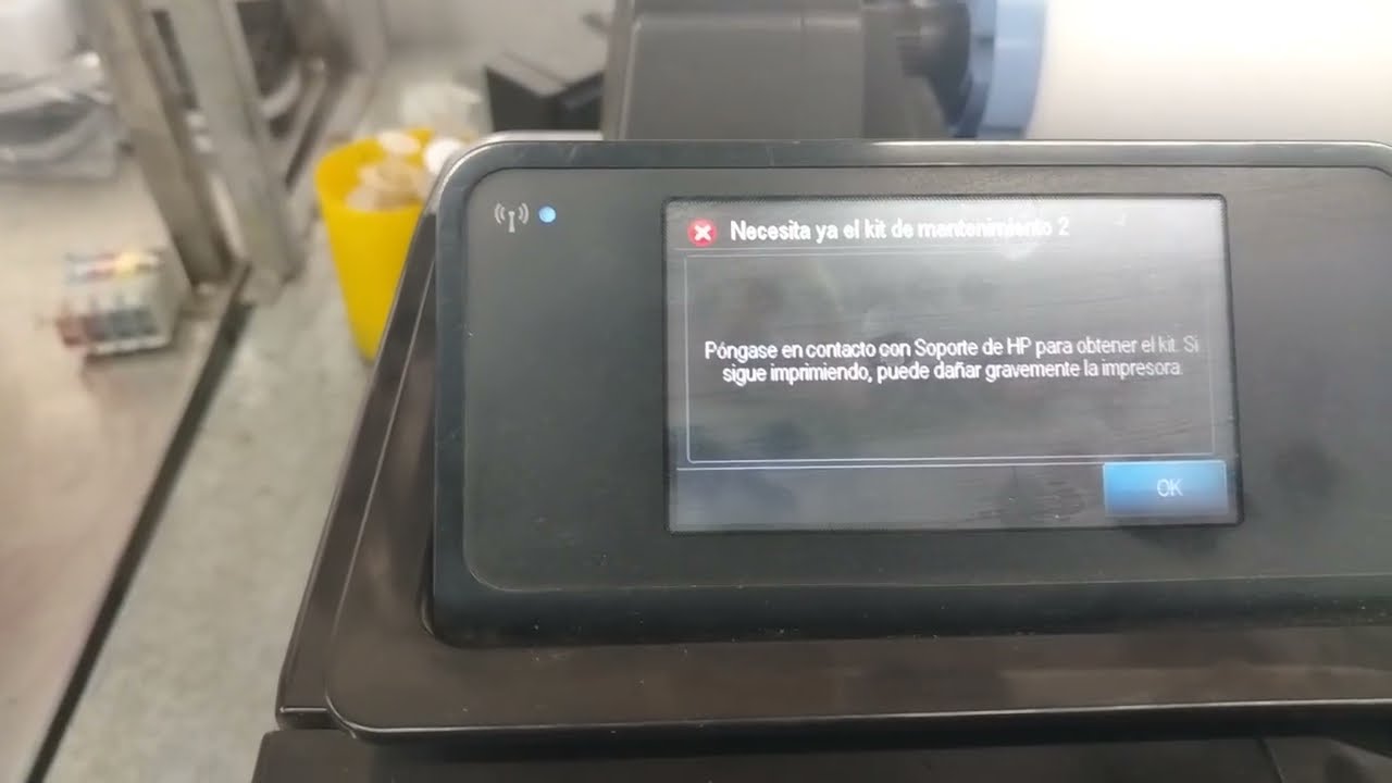 Reset del kit de mantenimiento en el plotter T120 y similares