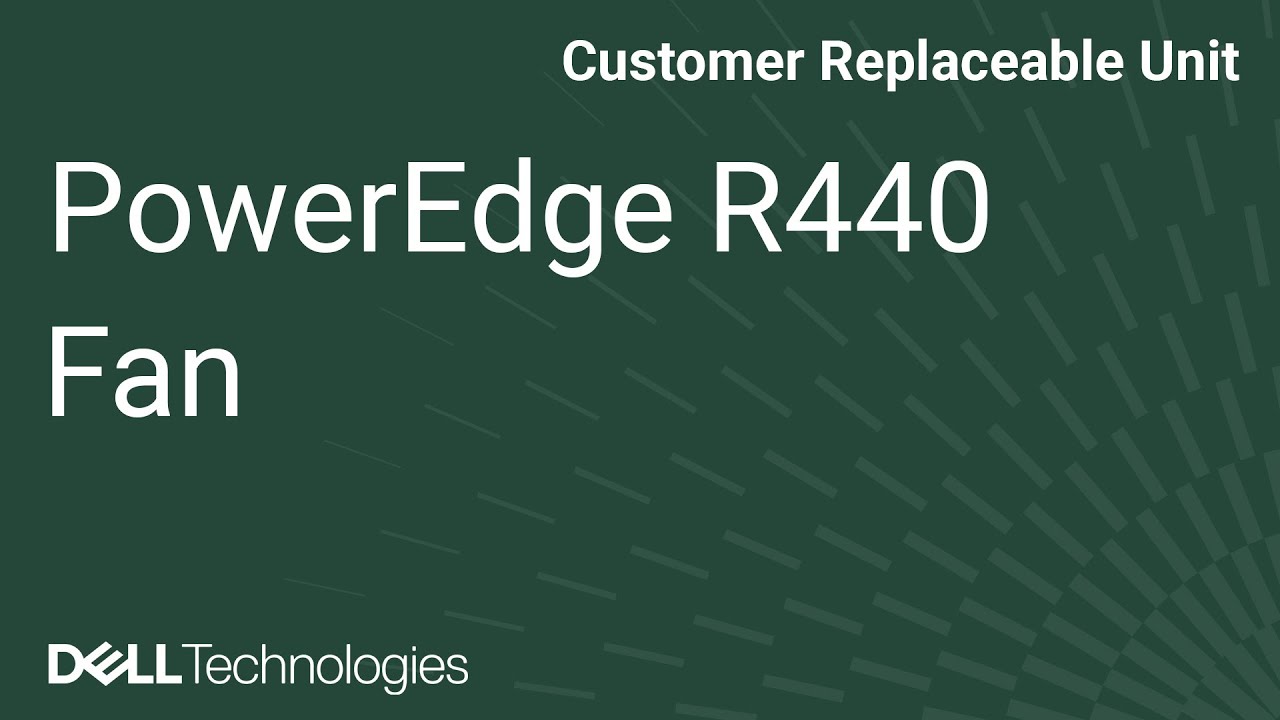 Dell  PowerEdge R440: Remove/Install Fan