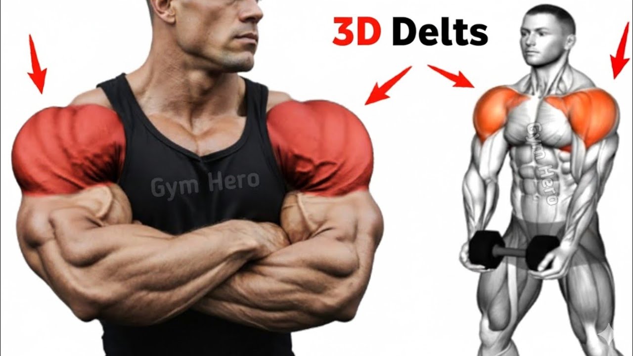 DAY 76|BUILD 3D SHOULDER FAST, COMPLETE FRONT, SIDE & REAR DELT WORKOUT|BEST SHOULDER WORKOUT AT GYM