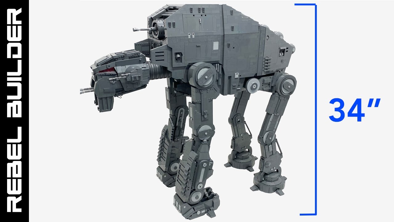LEGO Star Wars AT-M6 minifig scale MOC!