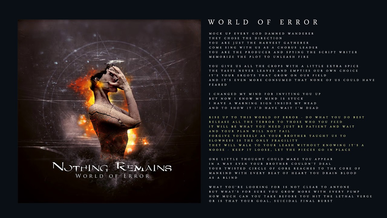 Nothing Remains - World of Error