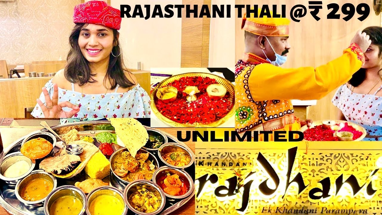 Rajadhani Malleshwaram | Rajasthani Thali @ 299 | Mantri Mall | Unlimited Rajasthani Food