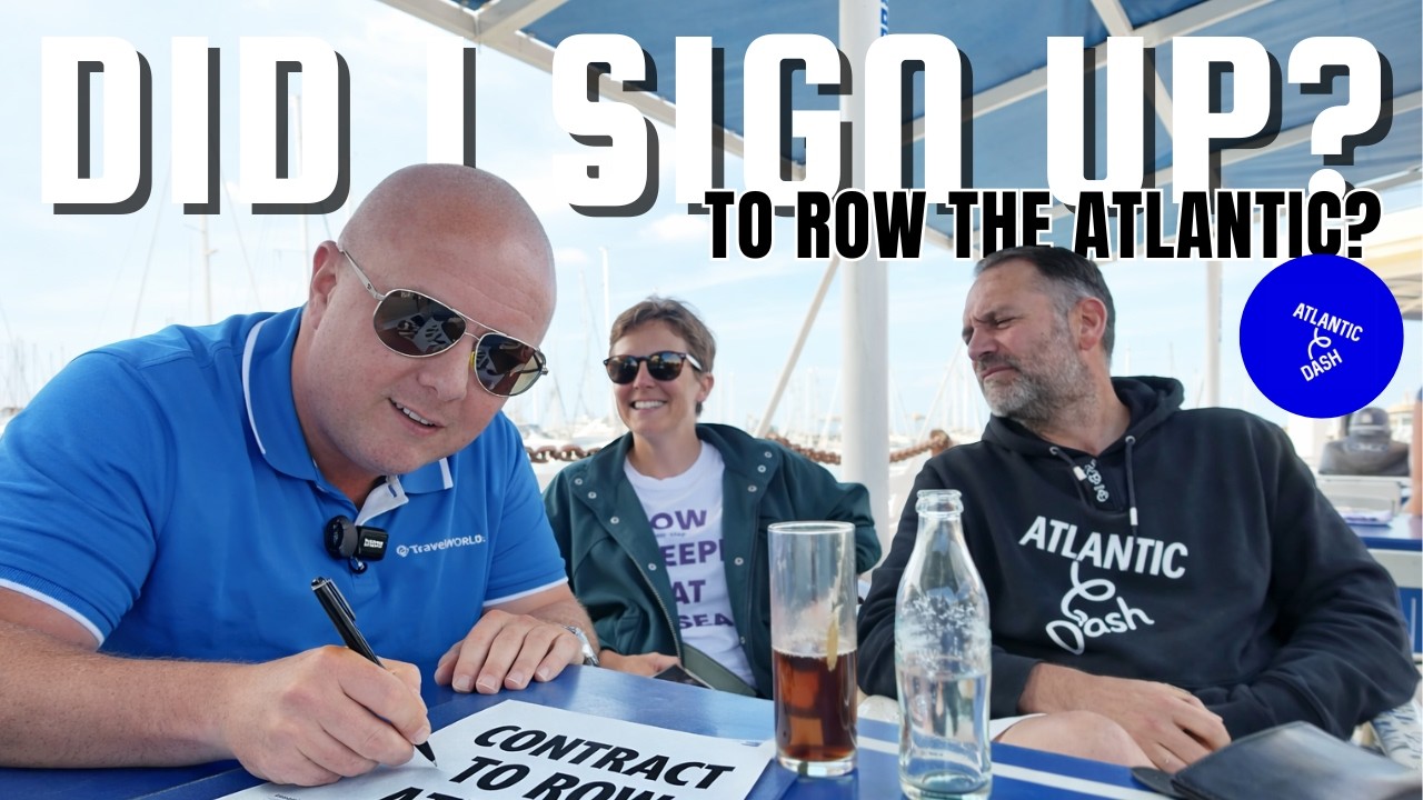 I THINK I JUST SIGNED UP TO ROW THE ATLANTIC… 😳 | Atlantic Dash! I only went to get an UPDATE!