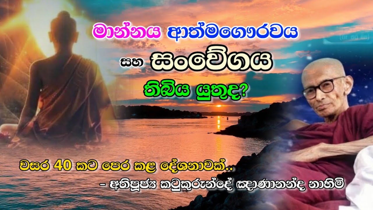 🌾මාන්නය, ආත්මගෞරවය සහ සංවේගය කුමටද? (-නගුල, අමුඩය සහ අත්තානු, ලෝකානු, ධම්මානුපදෙයිය) -නව වසරේ පෝය 🌕