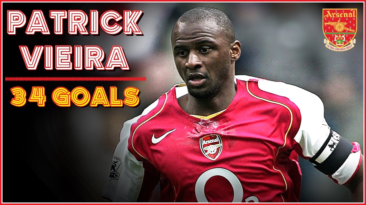 Patrick VIEIRA ➥ All 34 Goals | Arsenal ● 1996-2005 [HD]