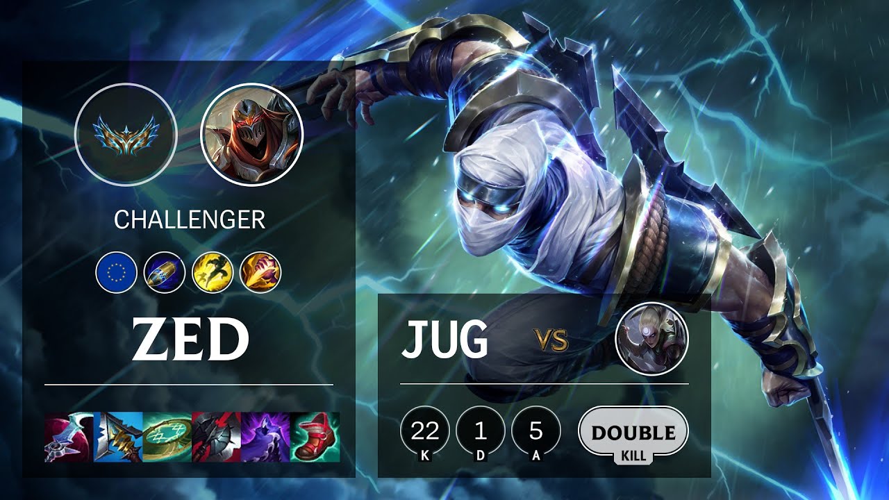 Zed Jungle vs Diana - EUW Challenger Patch 12.4