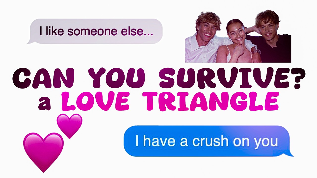 Can YOU Survive a LOVE TRIANGLE? 💗😭 | Interactive Aesthetic Game