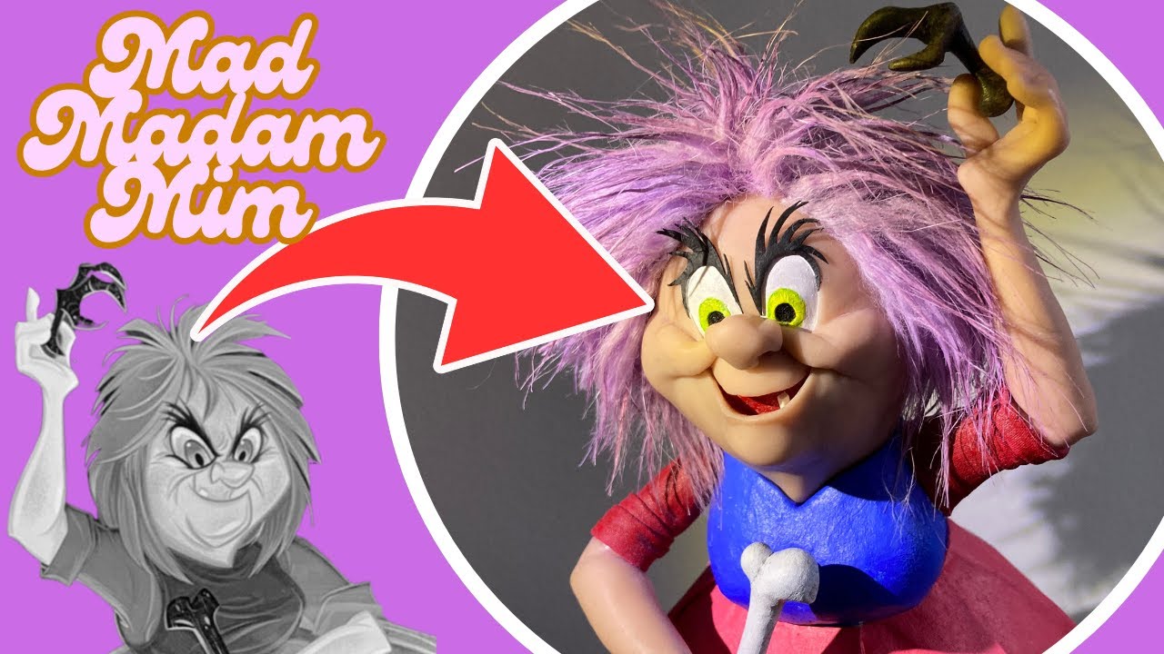 I Bring Mad Madam Mim from Disney's 'Sword in the Stone' to Spectacular Life!