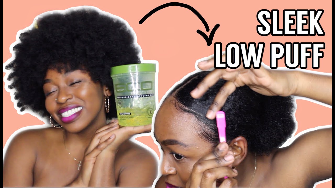 LOW PUFF Tutorial on THICK 4b/4c Hair