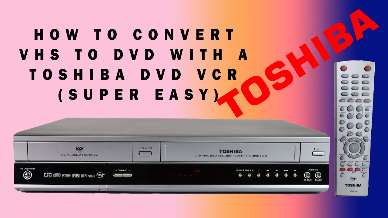 Как записать VHS на DVD с помощью DVD VCR Combo — самый простой способ оцифровки домашнего видео ...