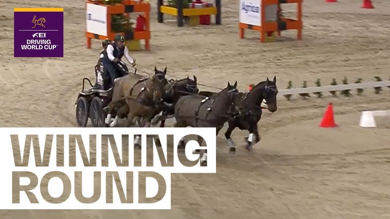 Boyd Exell has done it again! | FEI Driving World Cup™