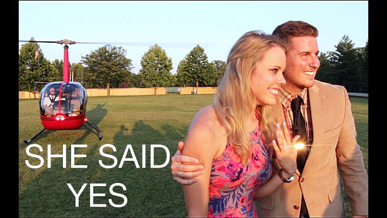 EPIC HELICOPTER WEDDING PROPOSAL
