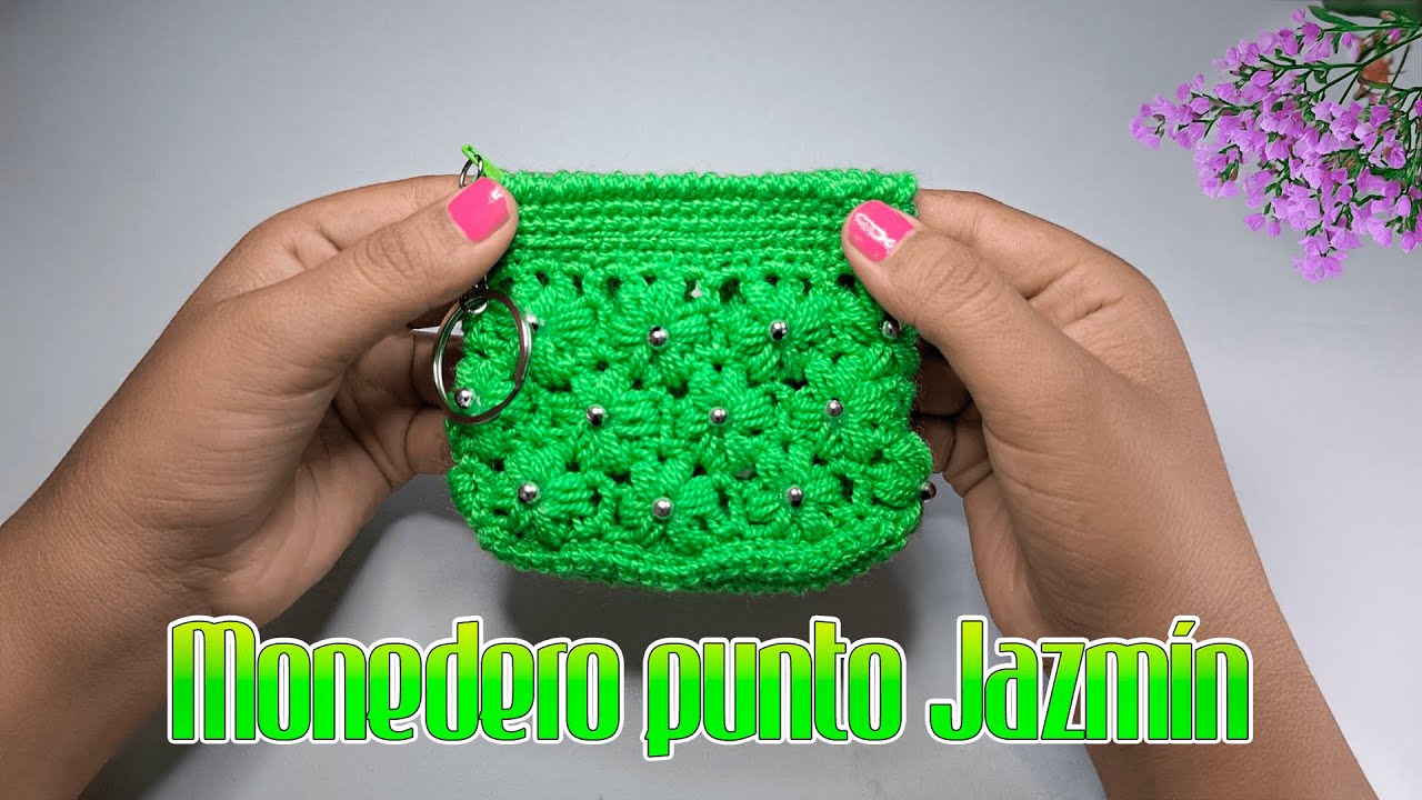 MONEDEROS TEJIDOS A CROCHET CON CIERRE 👛